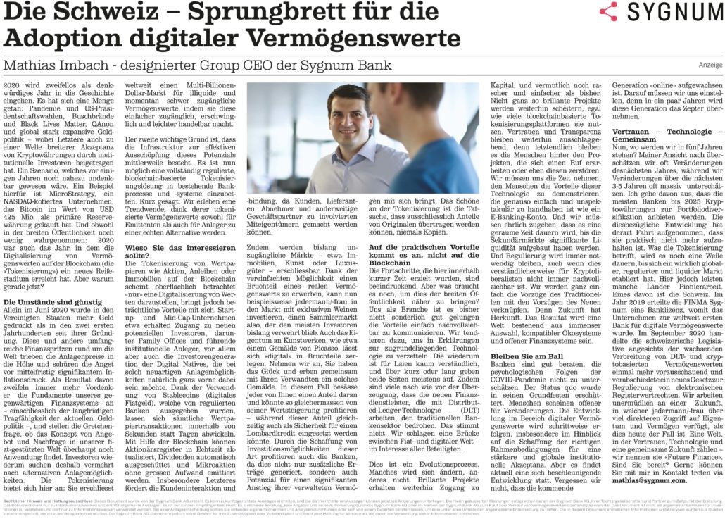 NZZ Advertorial Print 01.12.20 FINAL DC